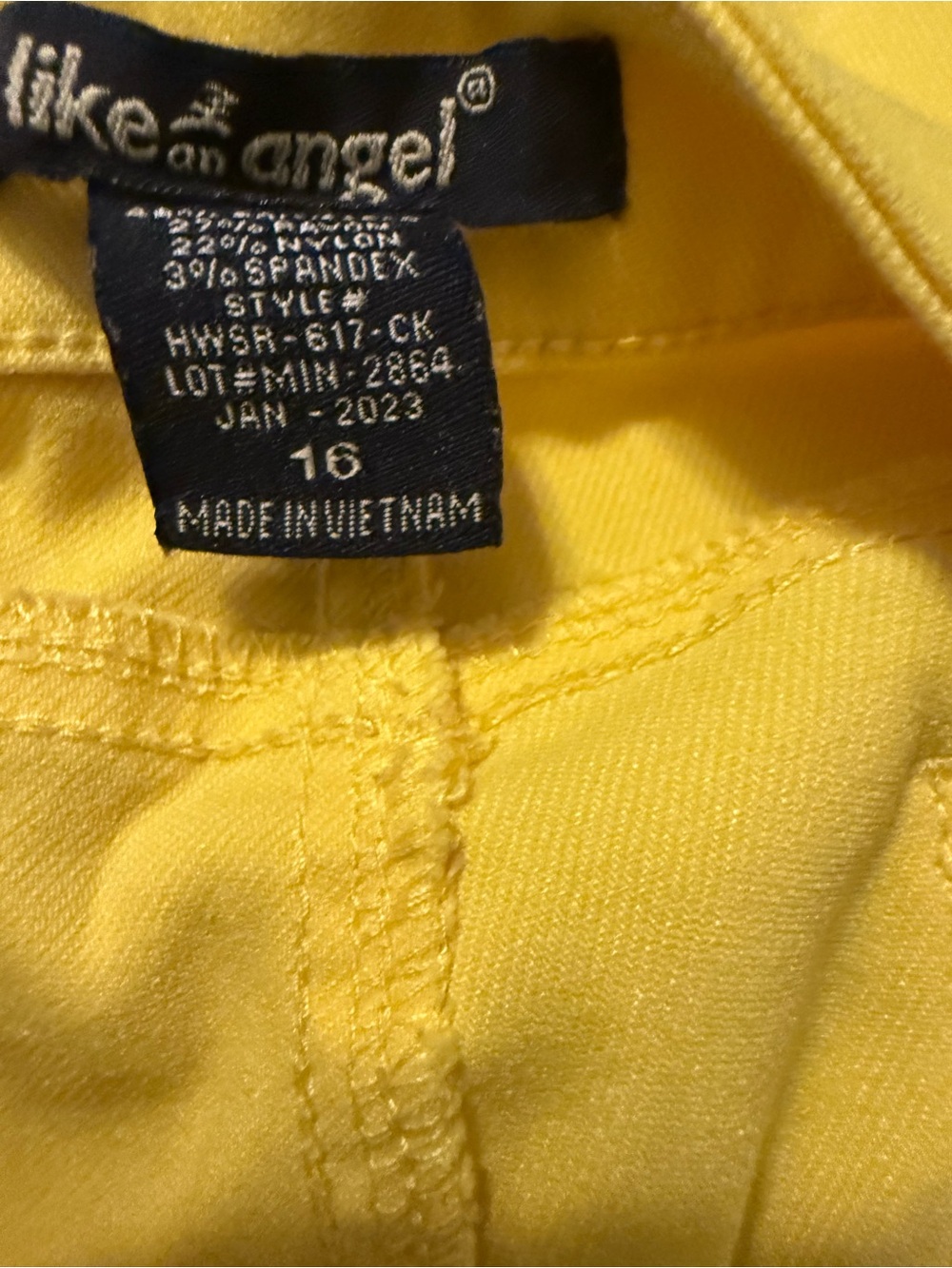 like an angel Bright Yellow Women's Jeggings